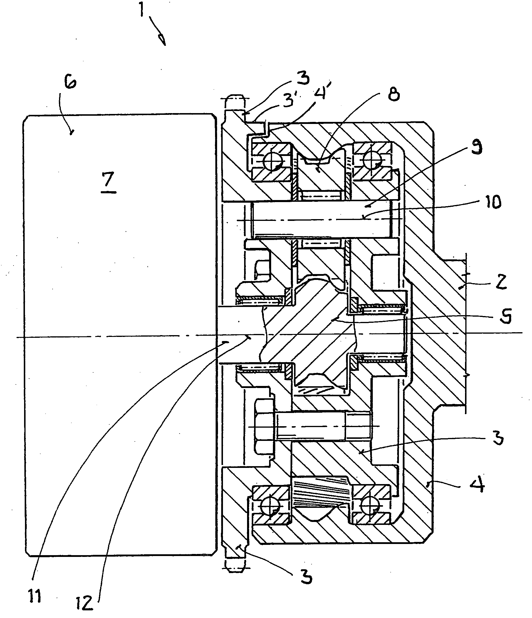 Adjusting device for a camshaft of an internal combustion engine