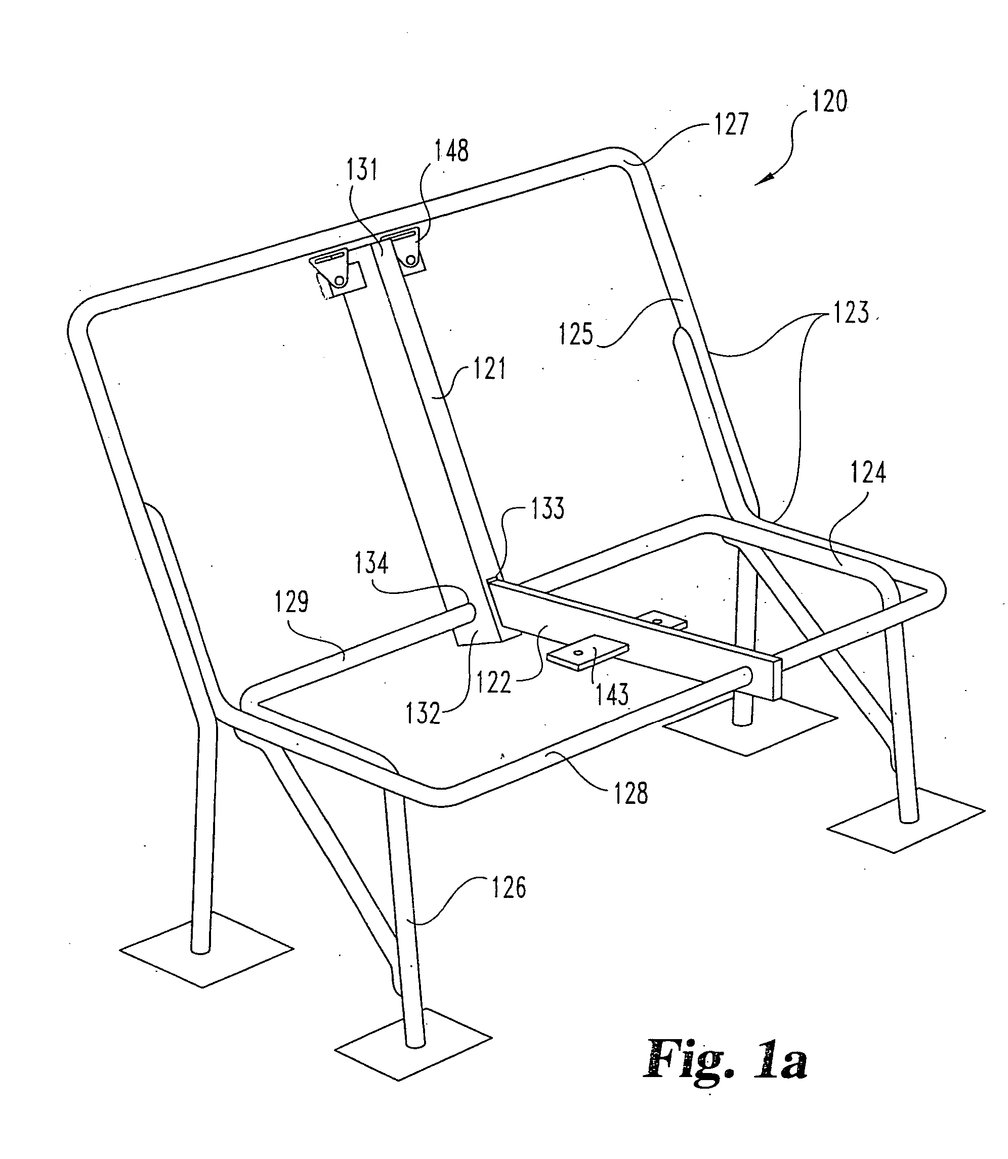 System of seats for a vehicle