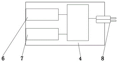 Sensor for storage battery bulge detection