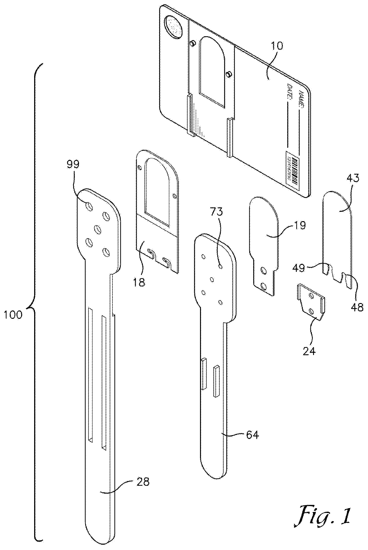 Direct specimen collection device and cassette