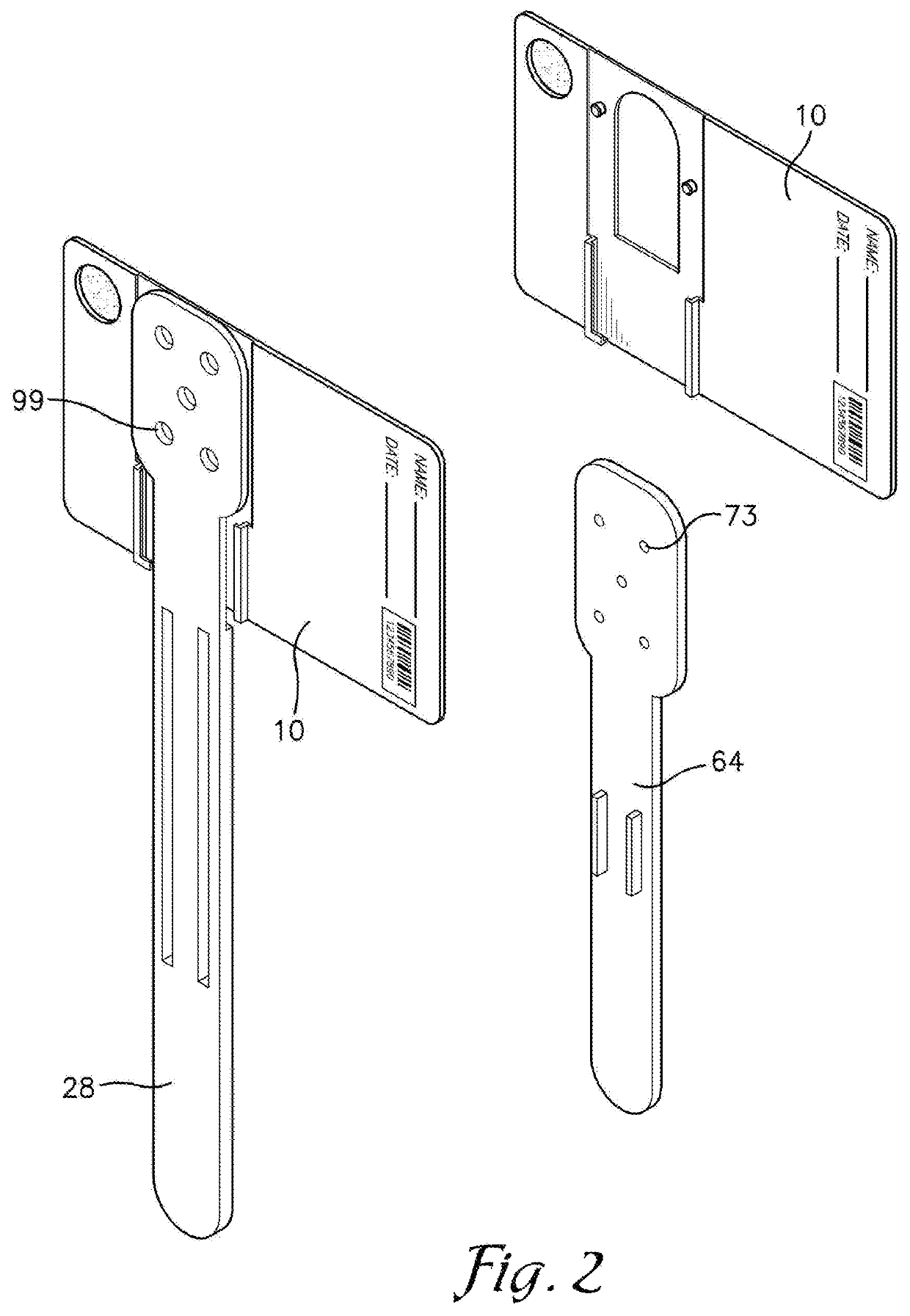 Direct specimen collection device and cassette