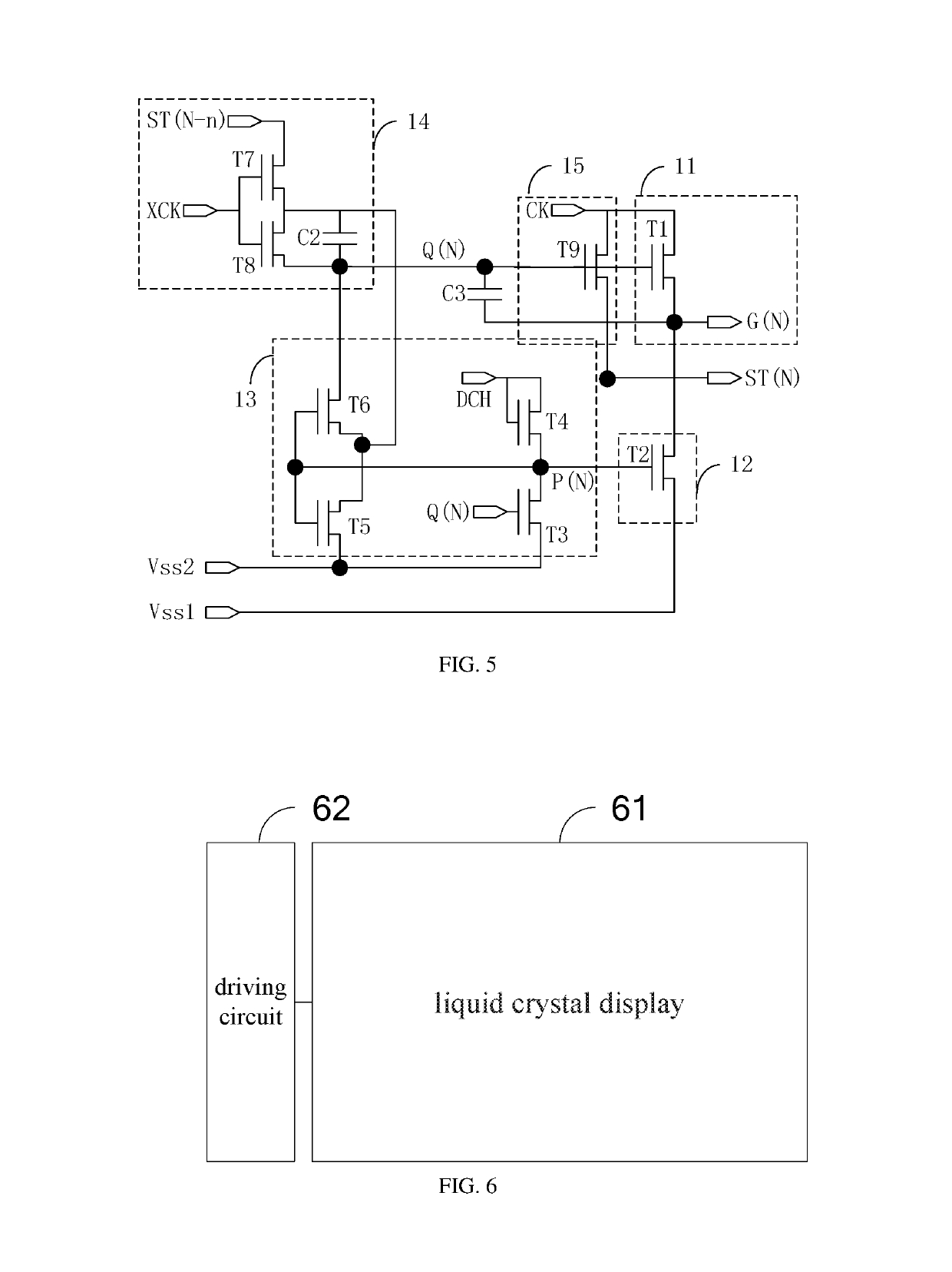 GOA circuit and a liquid crystal display