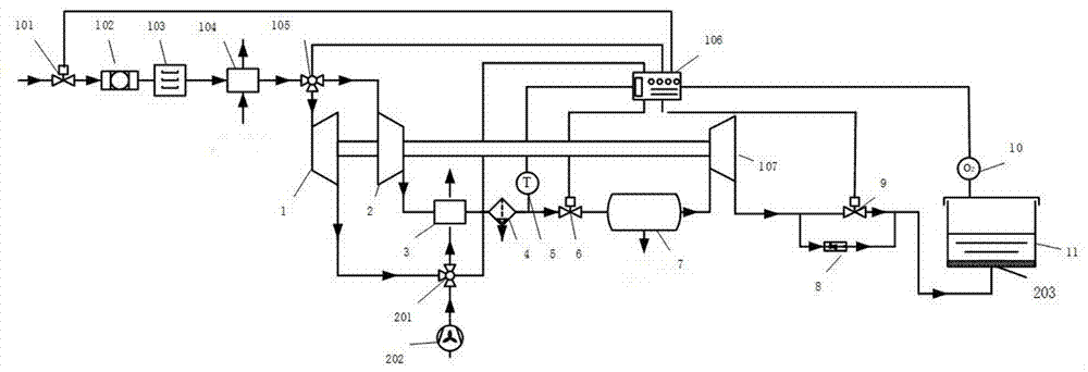 Fire-proof device of pressurizing nitrogen-making oil tank and working method thereof