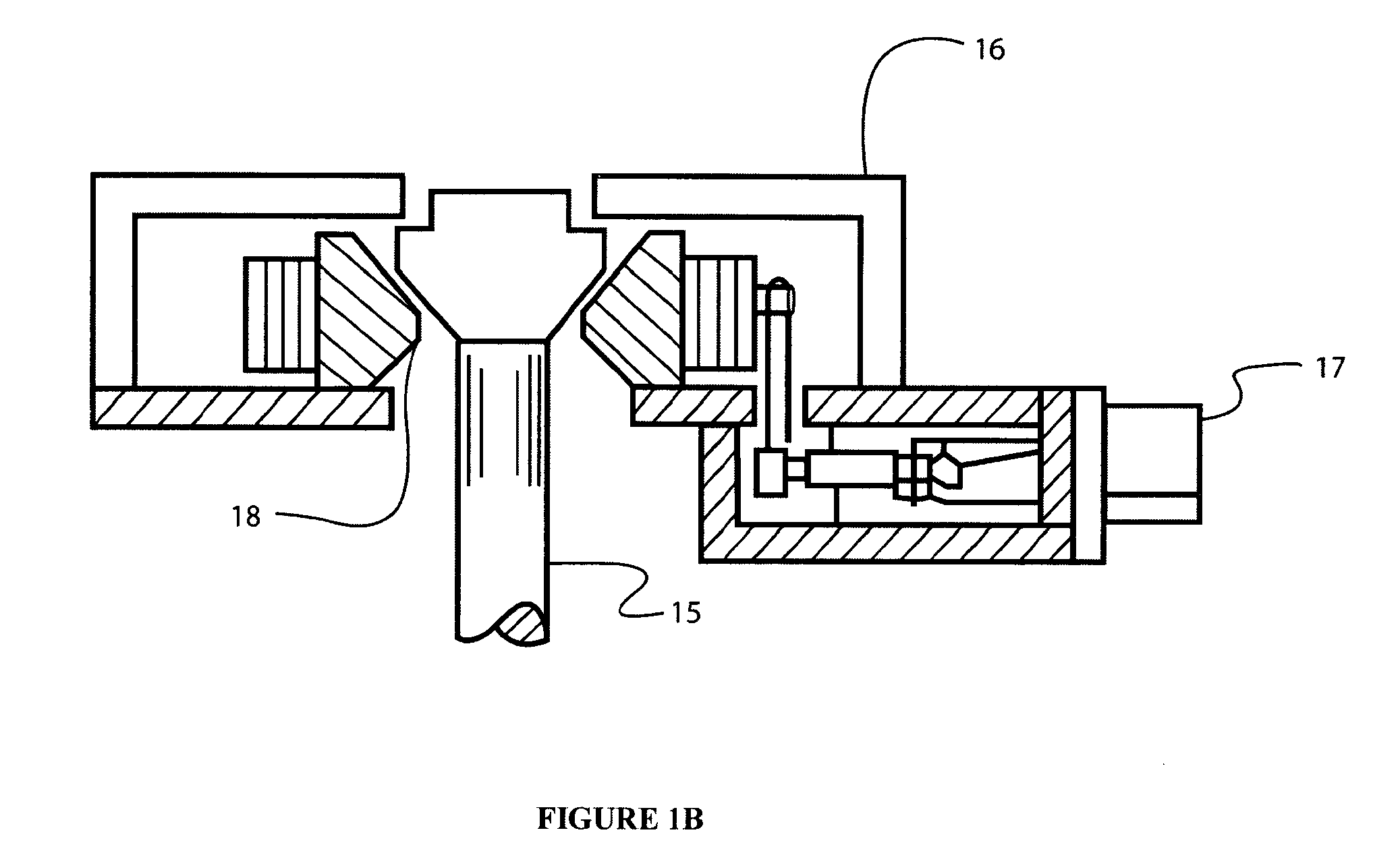 Radial release device