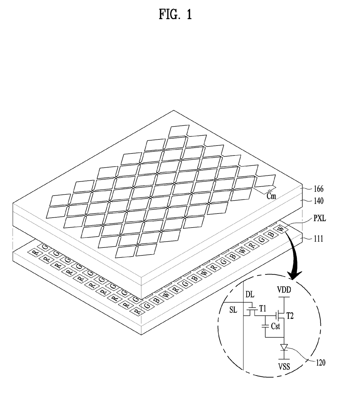 Organic Light Emitting Display Having Touch Sensor and Method of Fabricating the Same