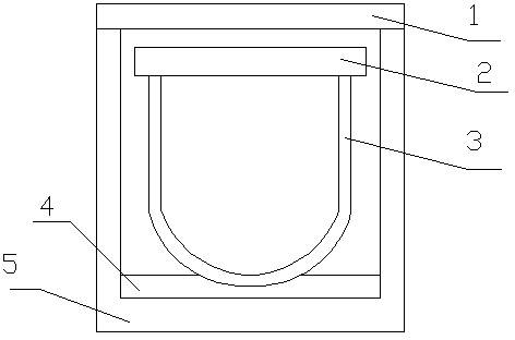 Method for preparing graphene doped polyaniline-based carbon coated nickel zinc ferrite mesoporous material