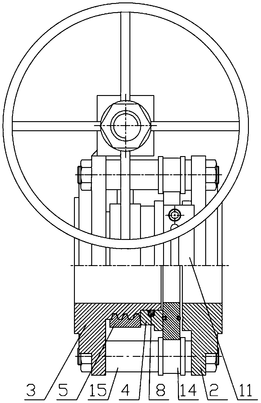 Rapid blind plate switching device