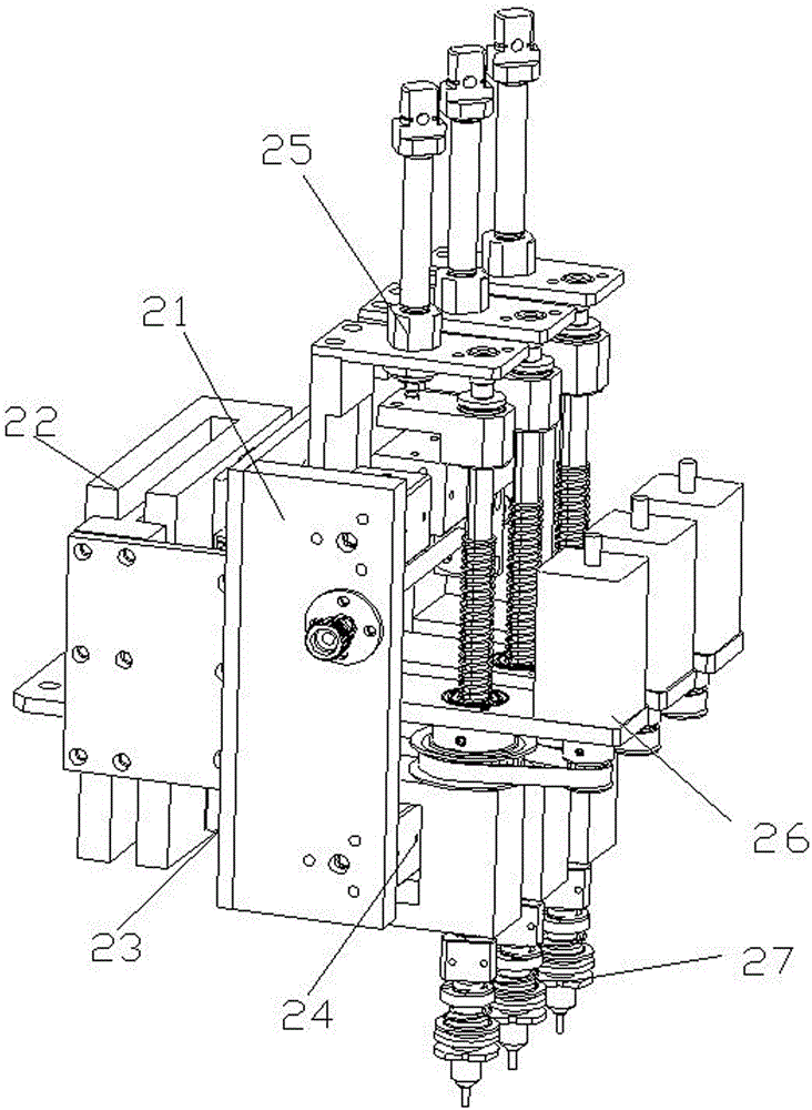 Linear motor driven chip mounter