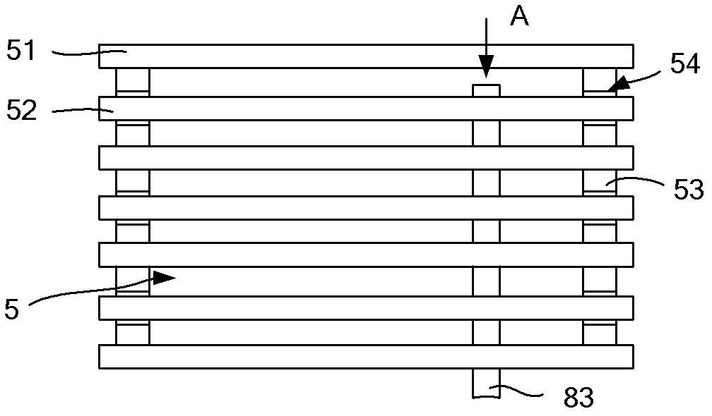 Automatic feeding and dedusting device in furnace