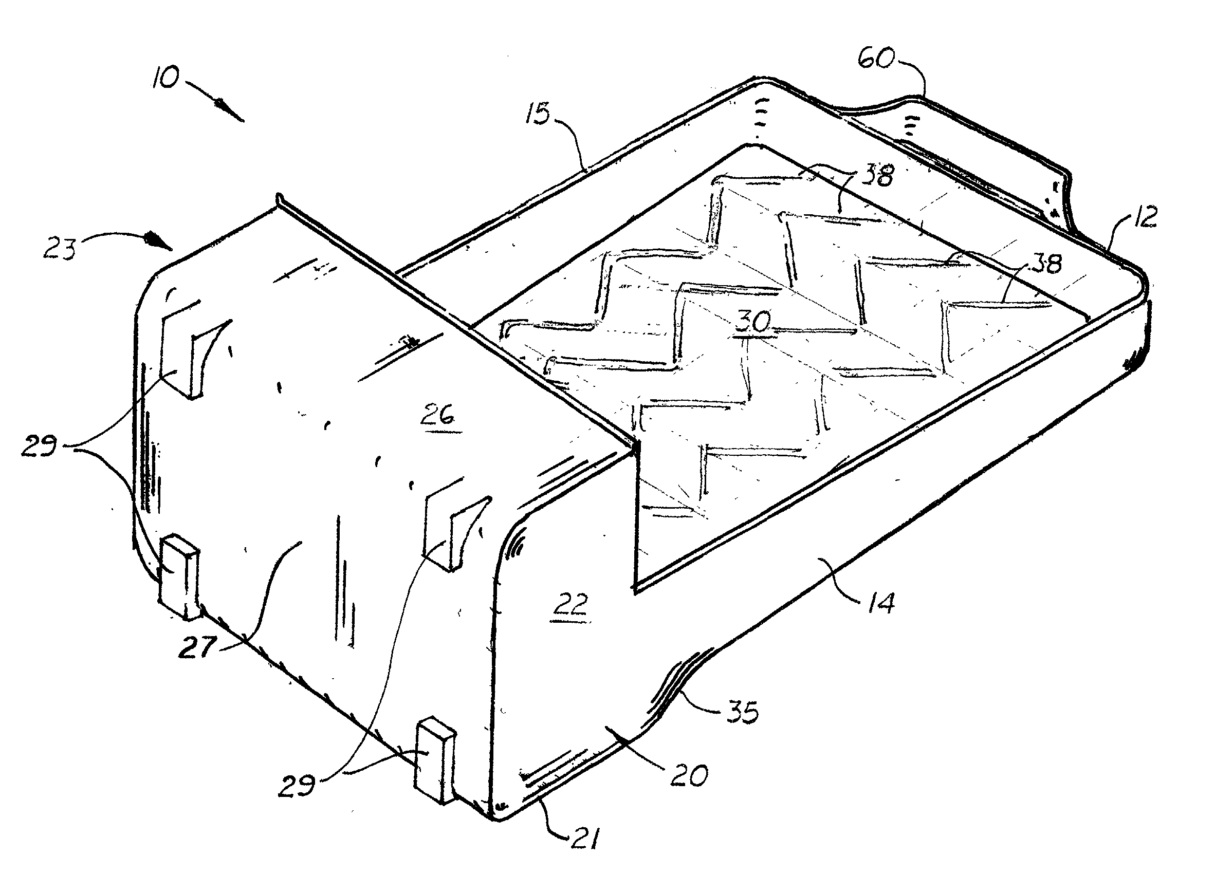 Multi-positional paint tray