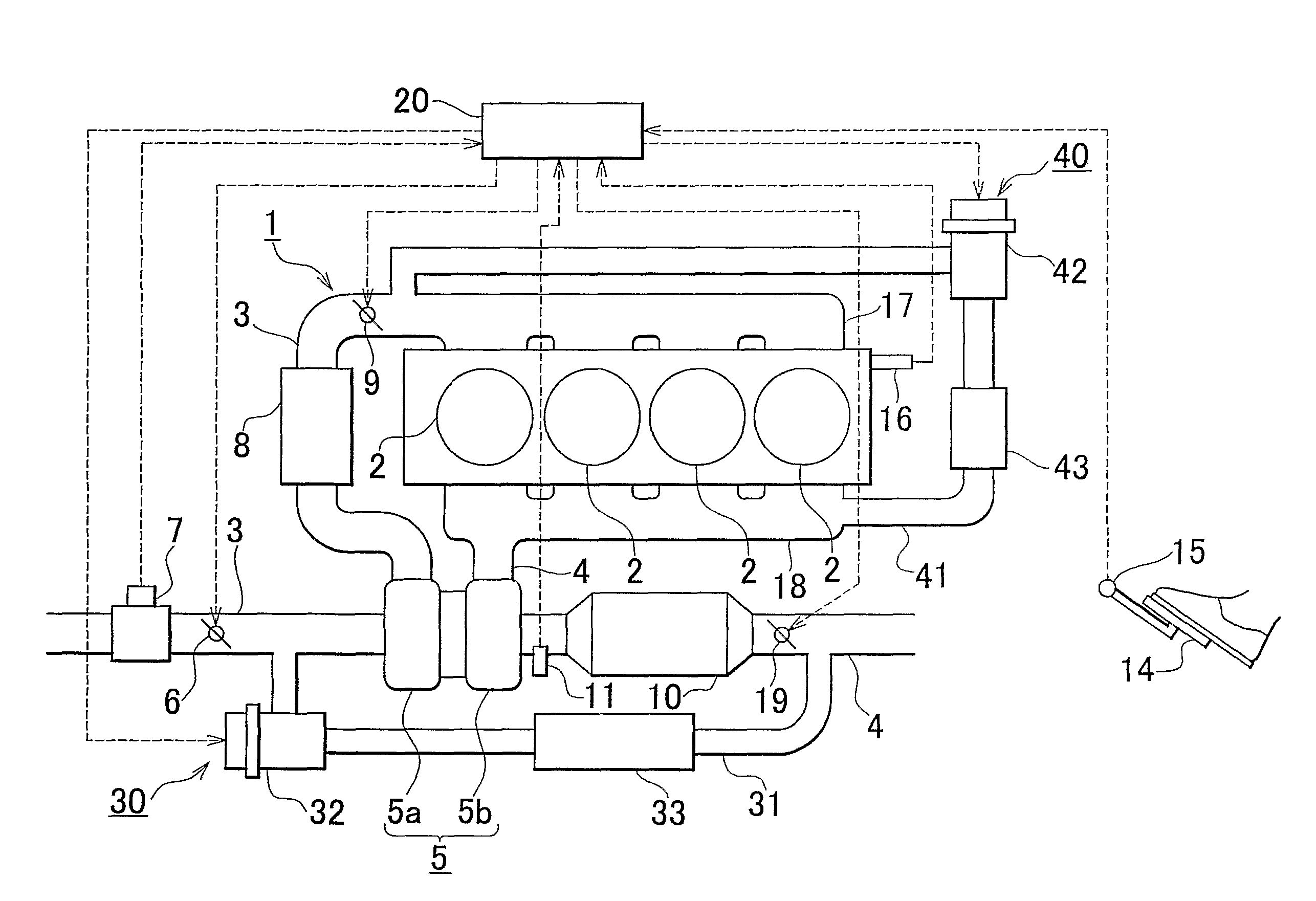 Exhaust gas recirculation system for internal combustion engine and method for controlling the same