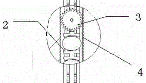 Synchronous track device