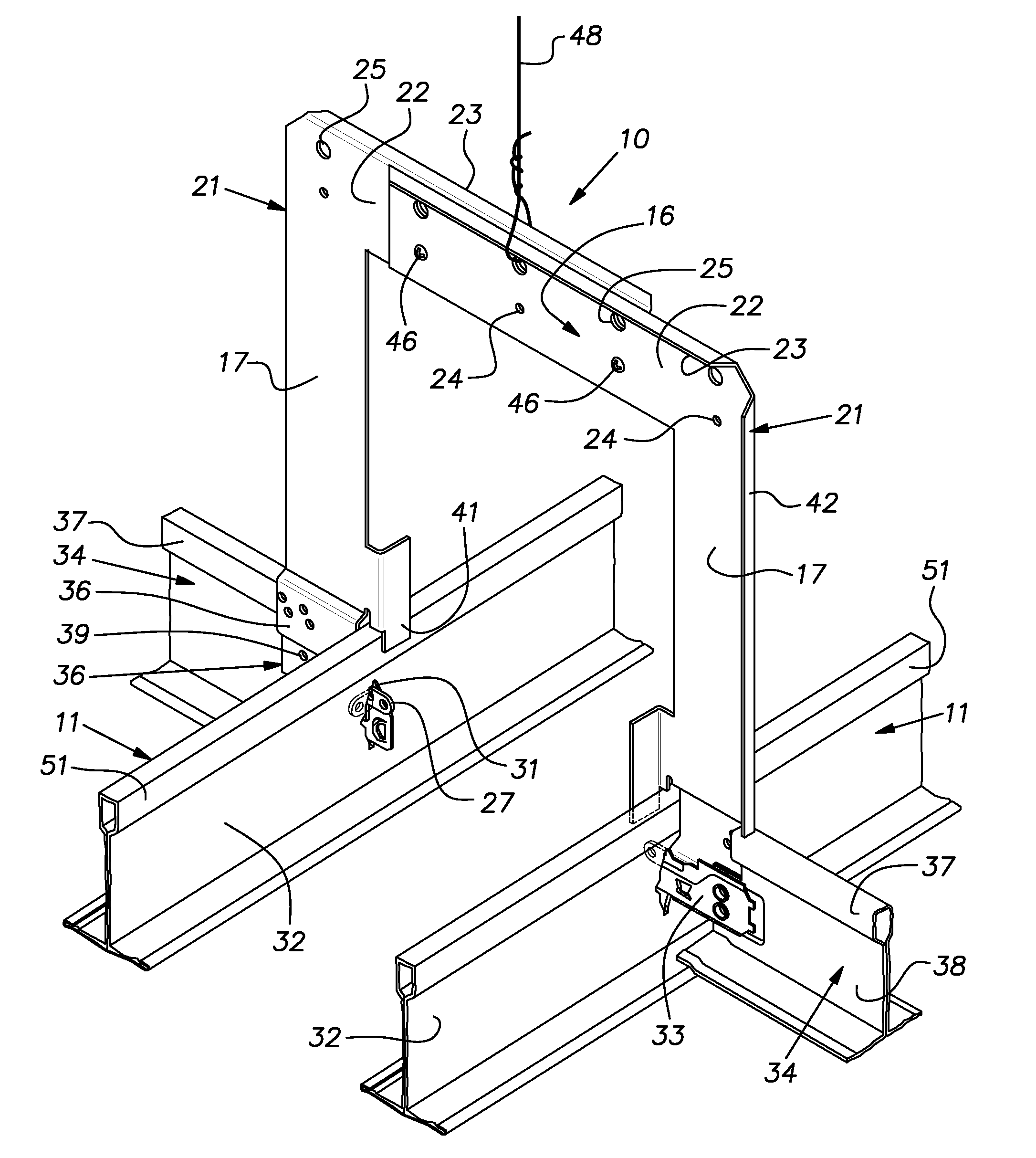 Two-piece modular yoke