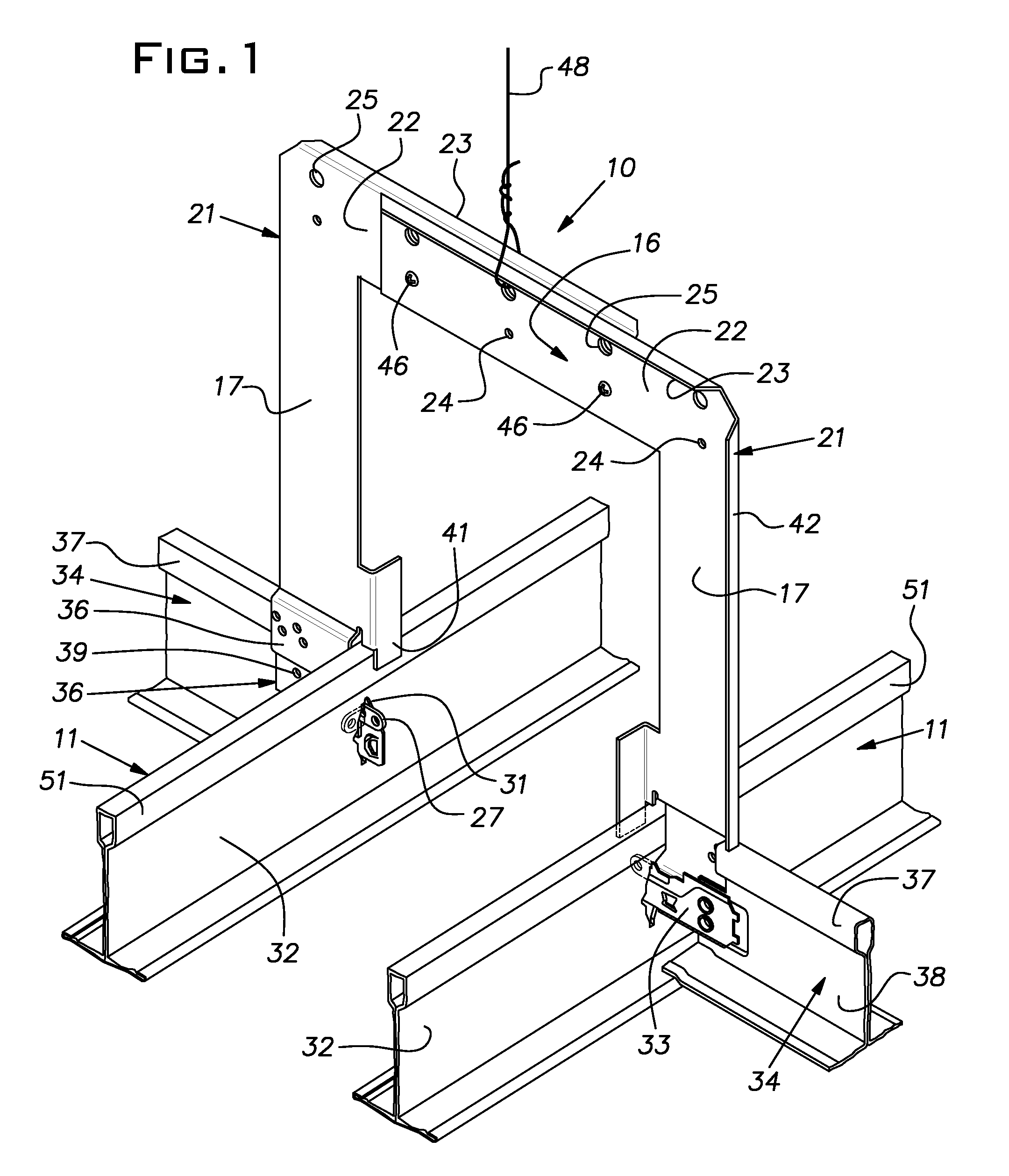 Two-piece modular yoke