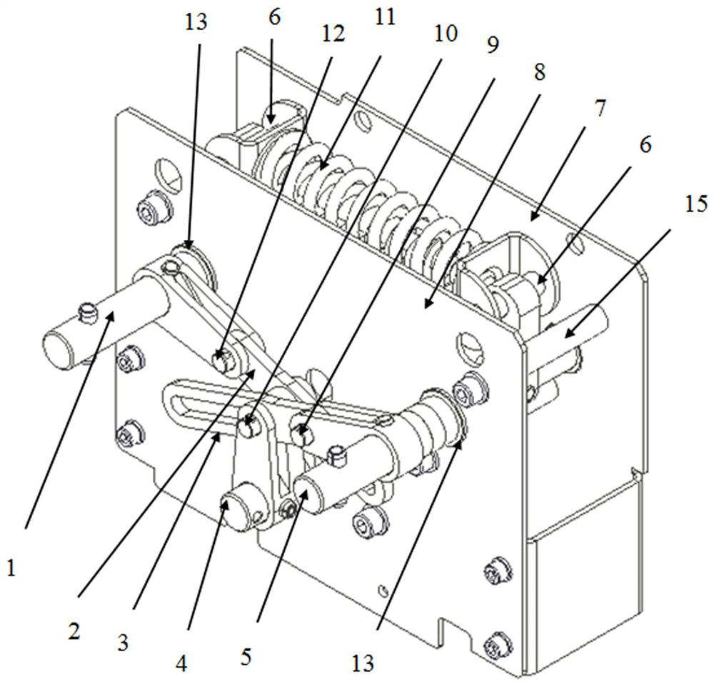 A three-position operating device for a load switch