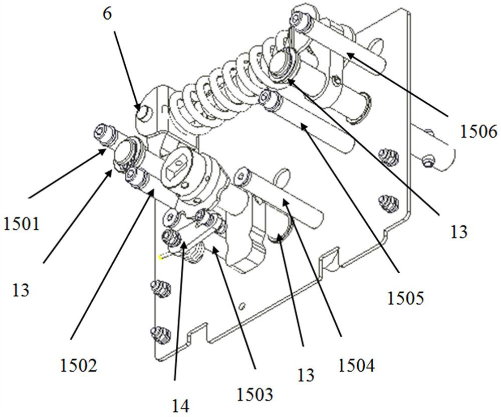 A three-position operating device for a load switch