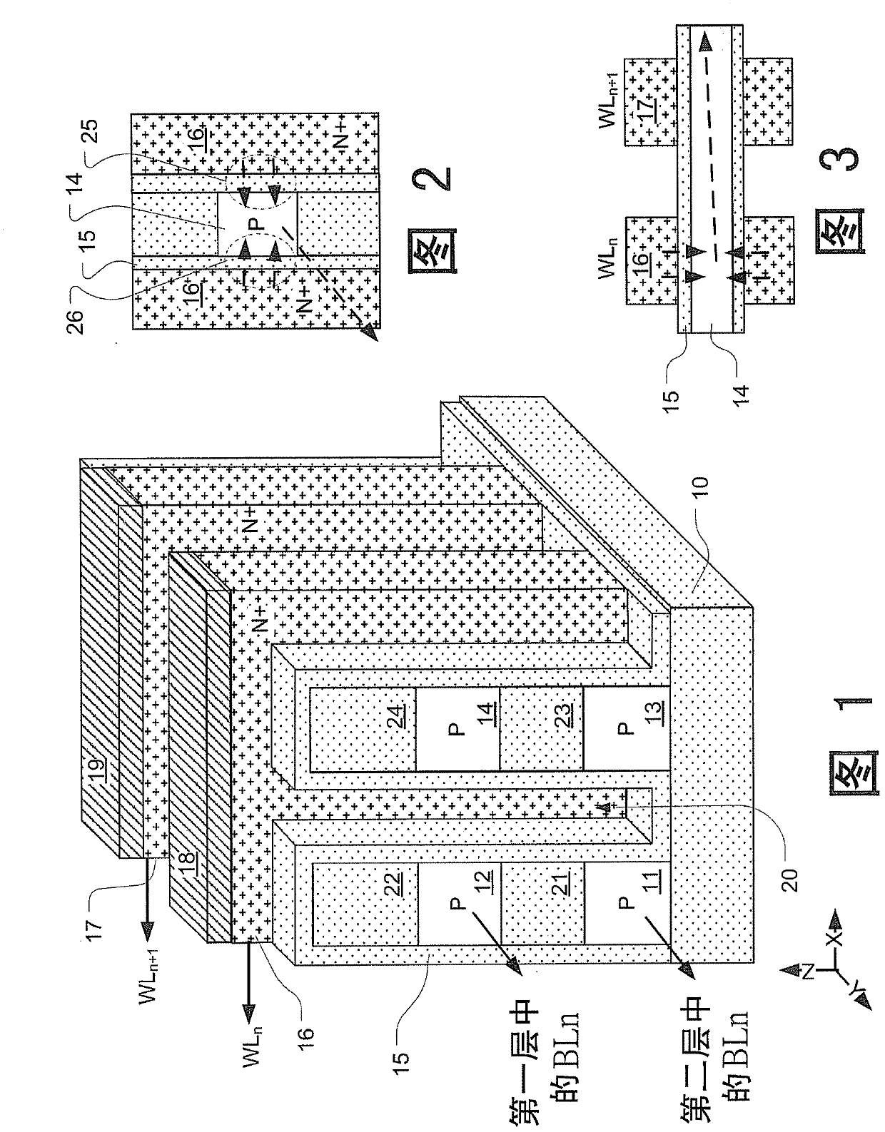 Memory architecture of 3d array with improved uniformity of bit line capacitances