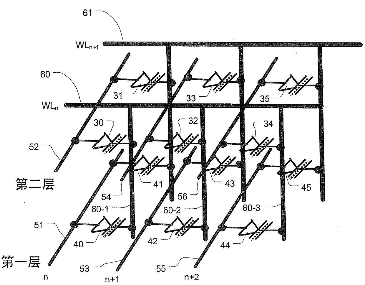 Memory architecture of 3d array with improved uniformity of bit line capacitances