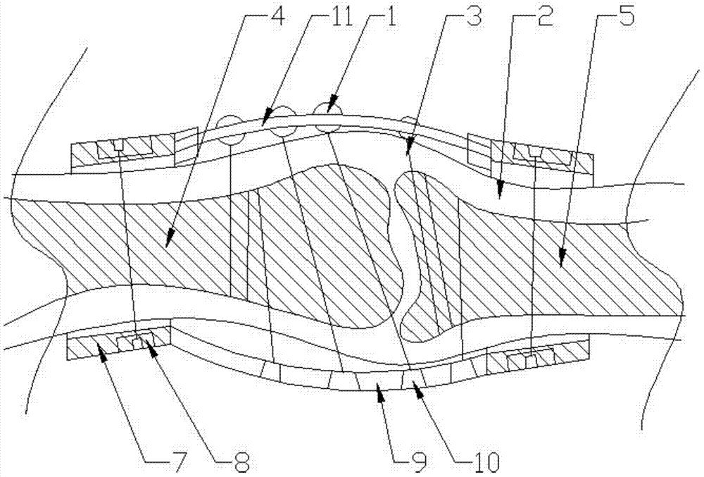 Joint part external skeletal fixator