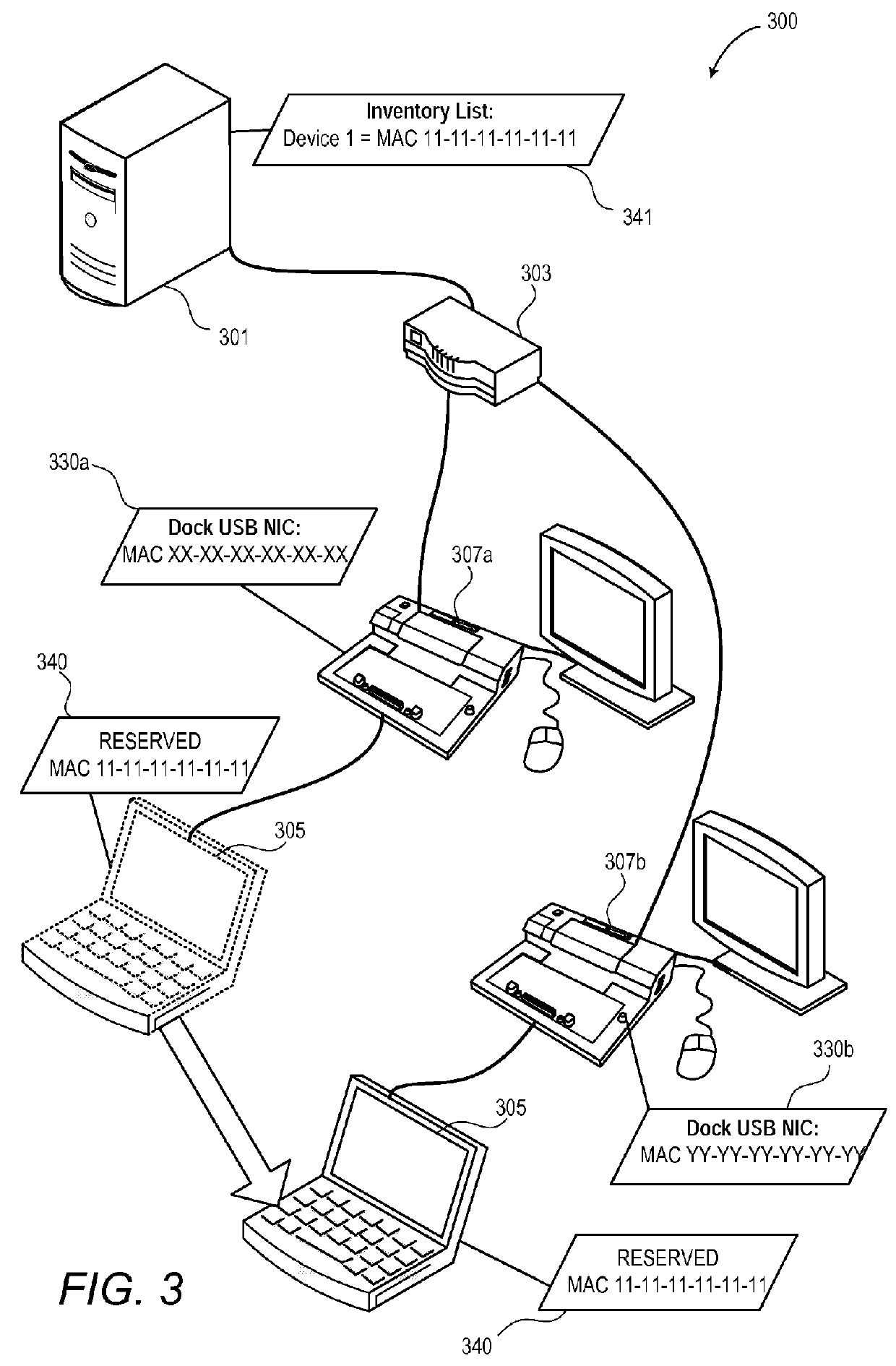 Uefi and operating system driver methods for updating mac address in lan-based nic