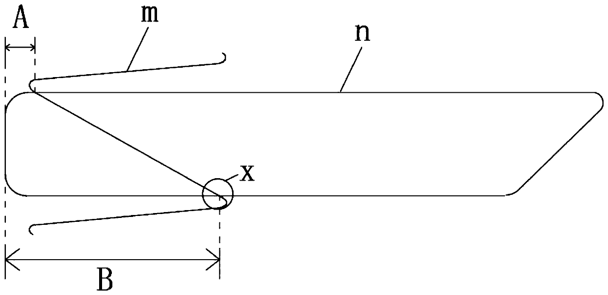 Cutting knife assembly and die cutting control method of battery glue die cutting