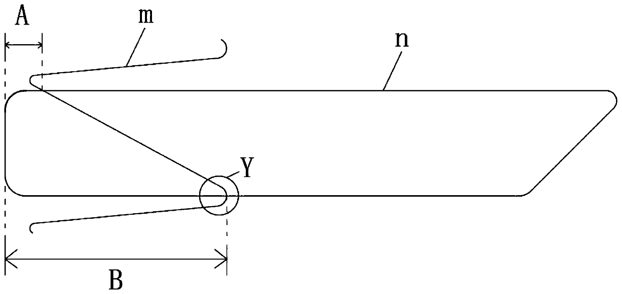 Cutting knife assembly and die cutting control method of battery glue die cutting