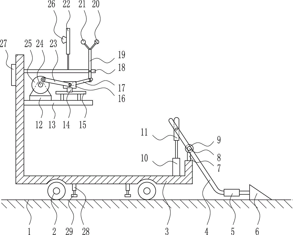 Safety transport device for building garbage disposal