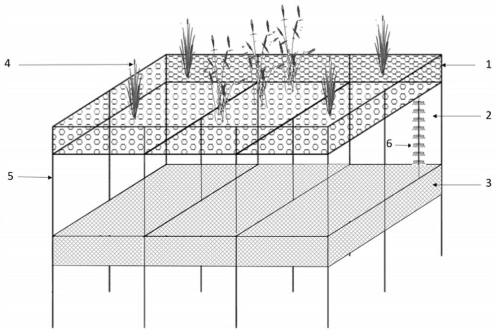 In-situ ecological purification module and system for polluted water treatment