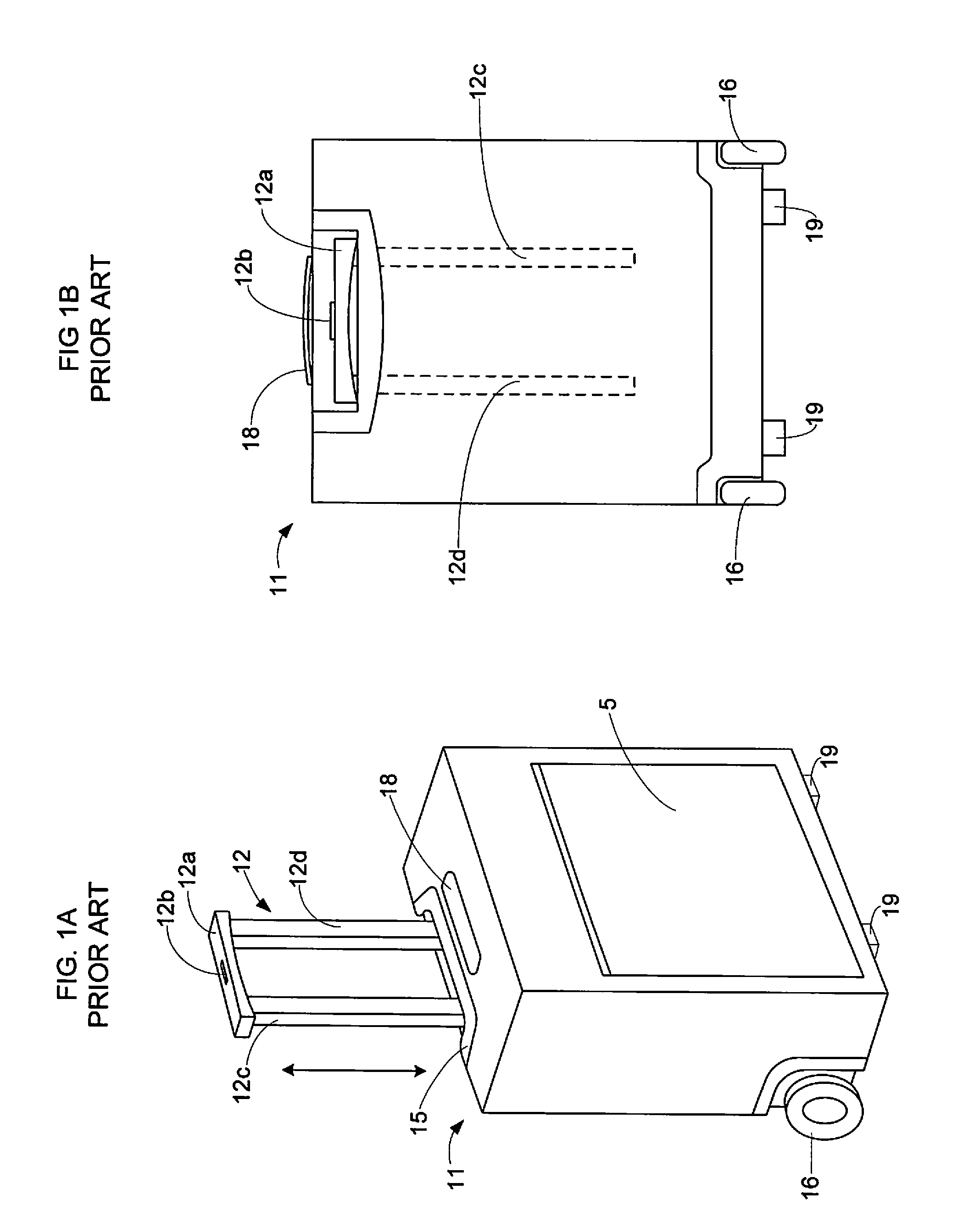 Multi-Function Work Surface for Roll-Along Suitcases