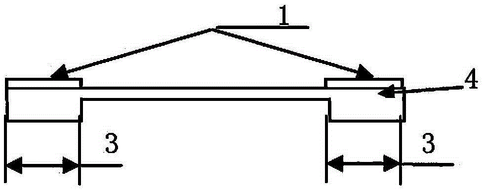 The sticking method of the transducer sheet of the measurement product that realizes the work excitation or signal pickup function with the transducer sheet