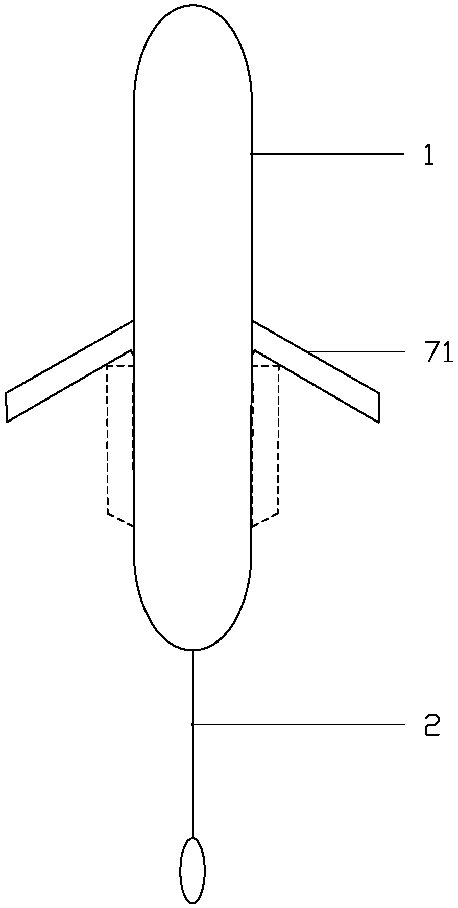 Air drop type underwater glider based on electromagnetic span wings