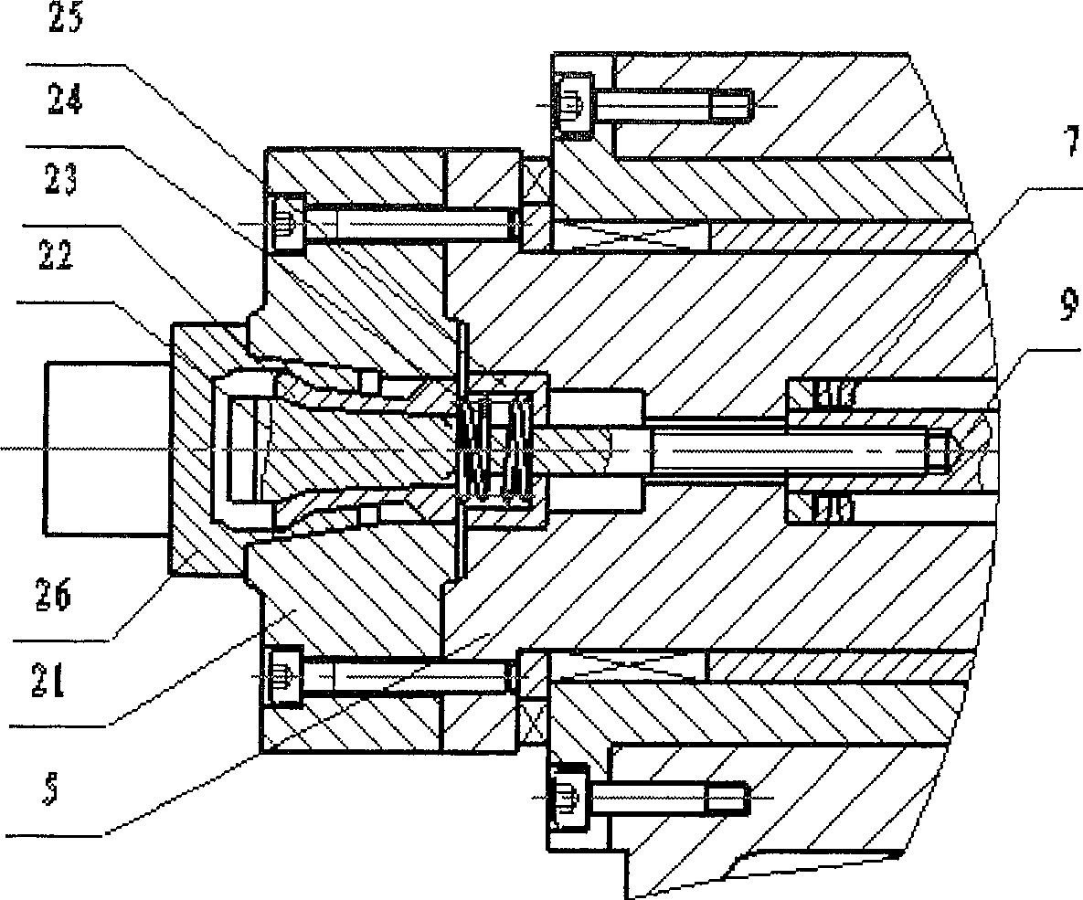 Device for testing integral performance of universal high speed processing tool system