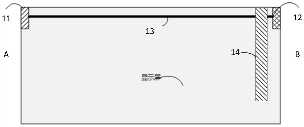 Flexible screen curl position detection device, method, equipment and medium