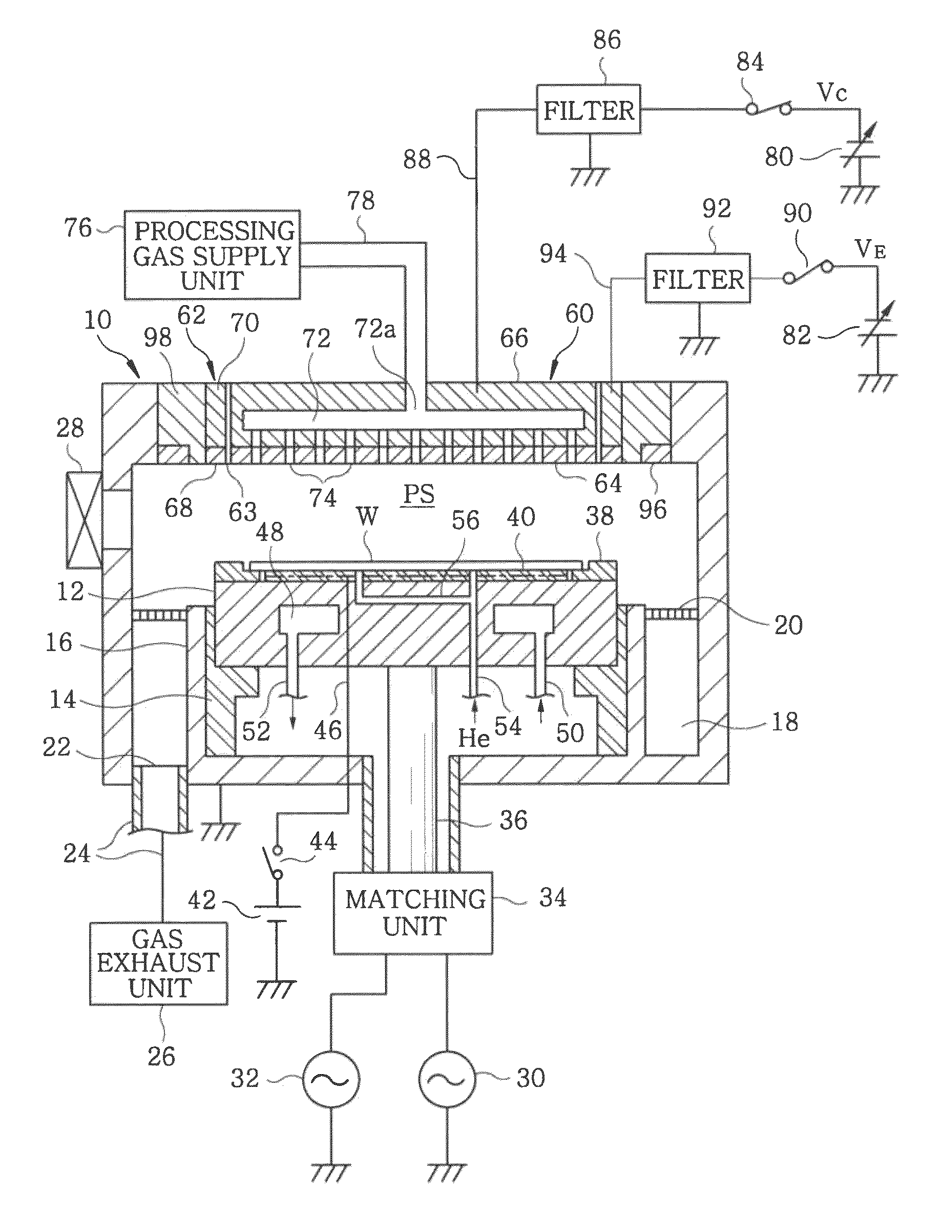 Plasma processing apparatus and plasma etching method