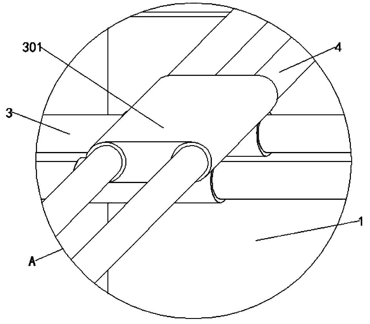 Biaxial multi-directional grounding carrying type semi-automatic road step laying device