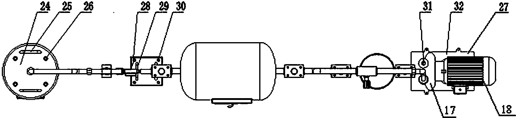 Rubber surface fluorination modification testing device