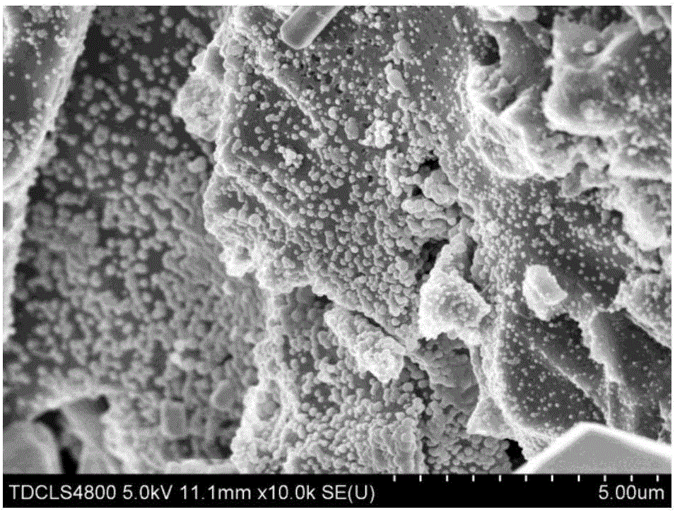 Preparation method of carbonaceous adsorbent modified by nanometer cuprous oxide/copper and application in iodine removal