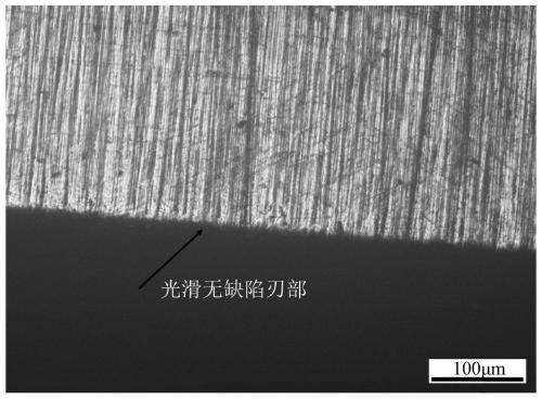 Machining method for coating layer of tool