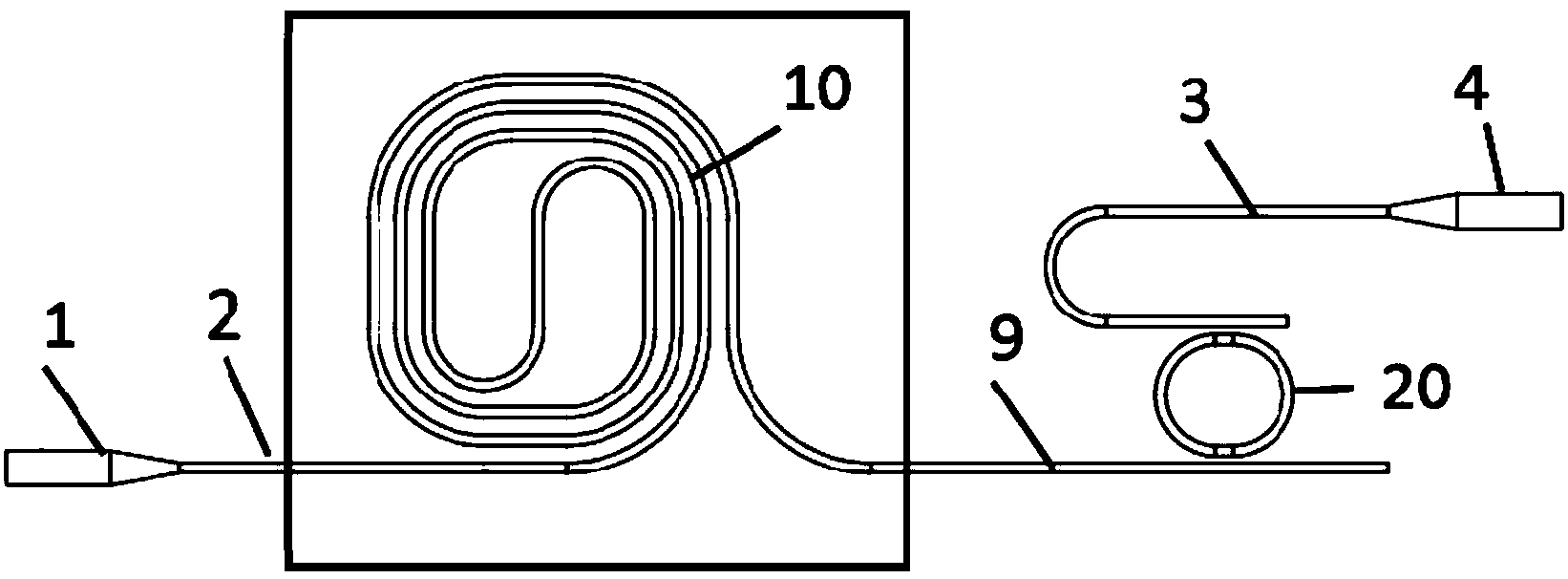 Raman spectrum based optical waveguide sensor