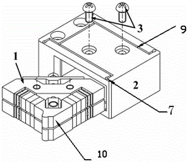 A piezoelectric stepper motor