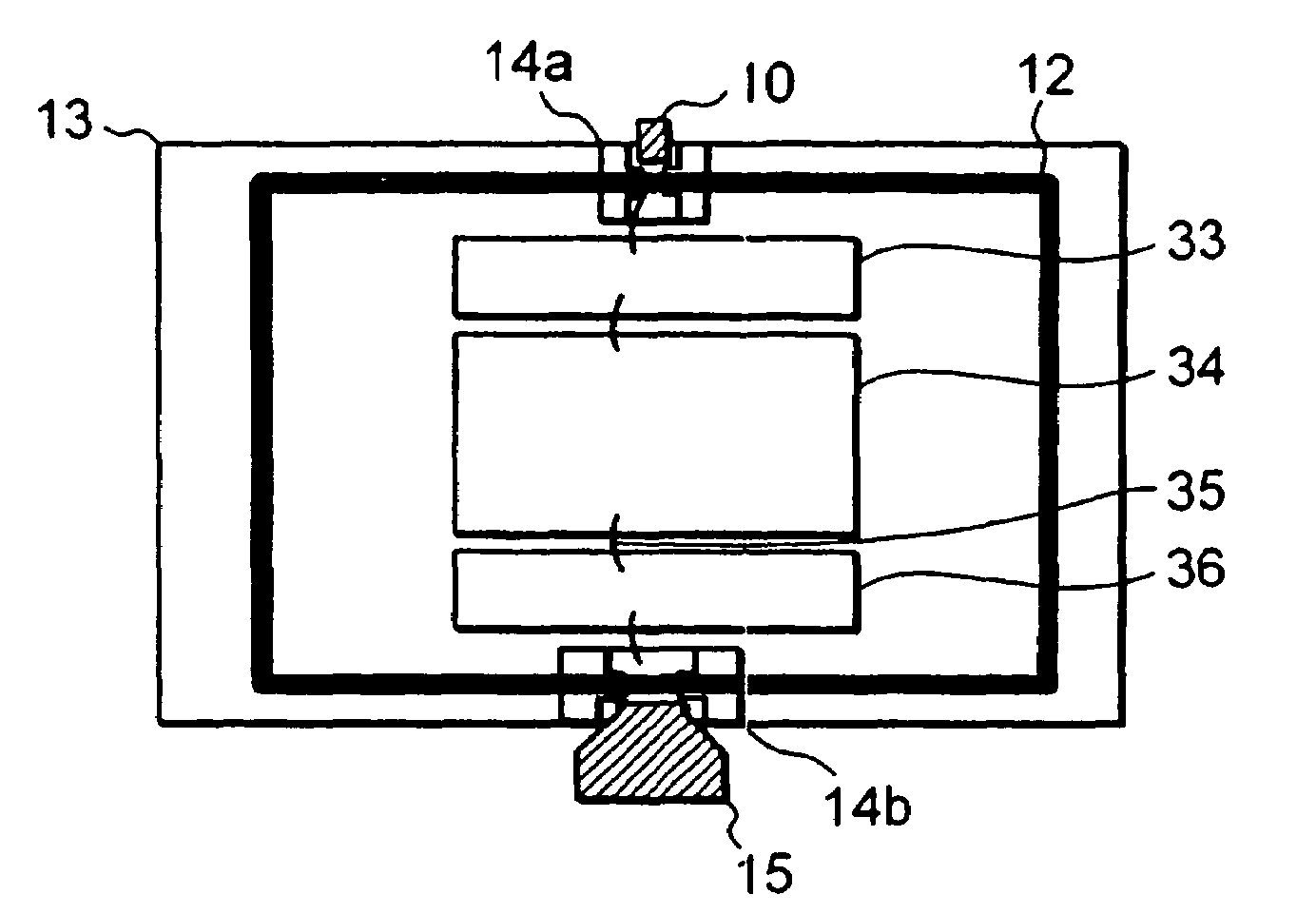 Package for high frequency waves containing high frequency electronic circuit