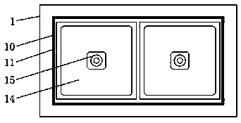 Stable storage device with classifying function for electronic elements