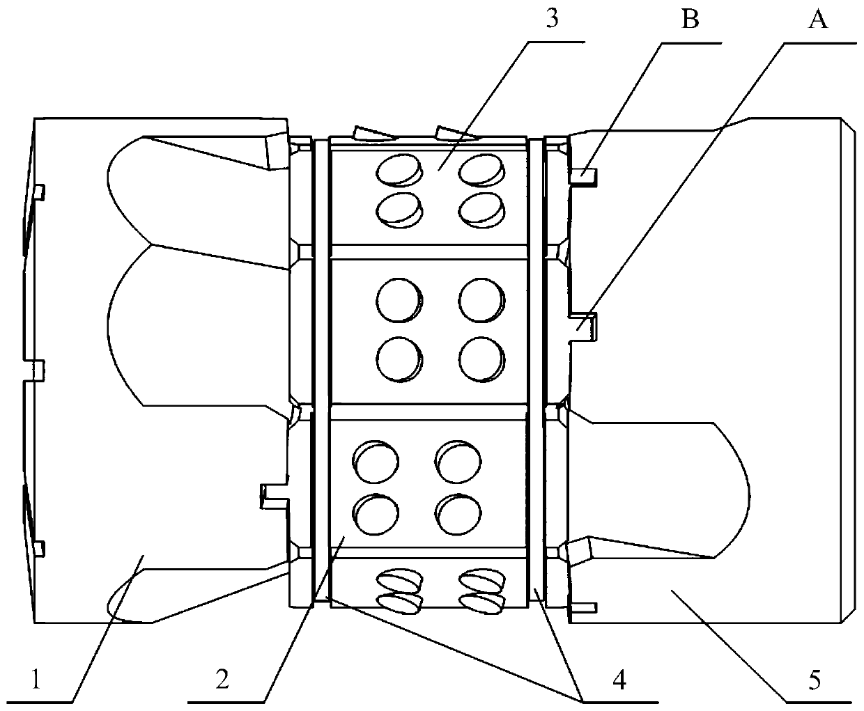 Triggered soluble blind plate for drilling