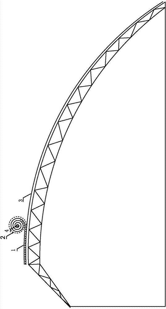 Method for prolonging service life of solar greenhouse heat preservation quilt