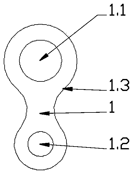 Cross-section-variable rope reel and hanging device thereof