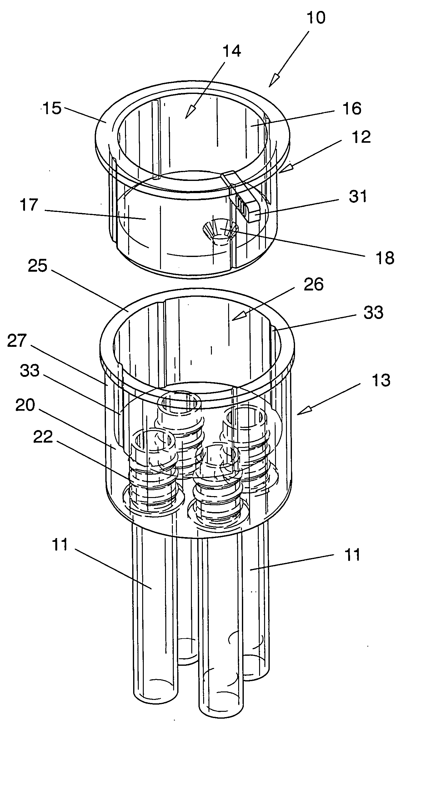 Lumbar puncture fluid collection device