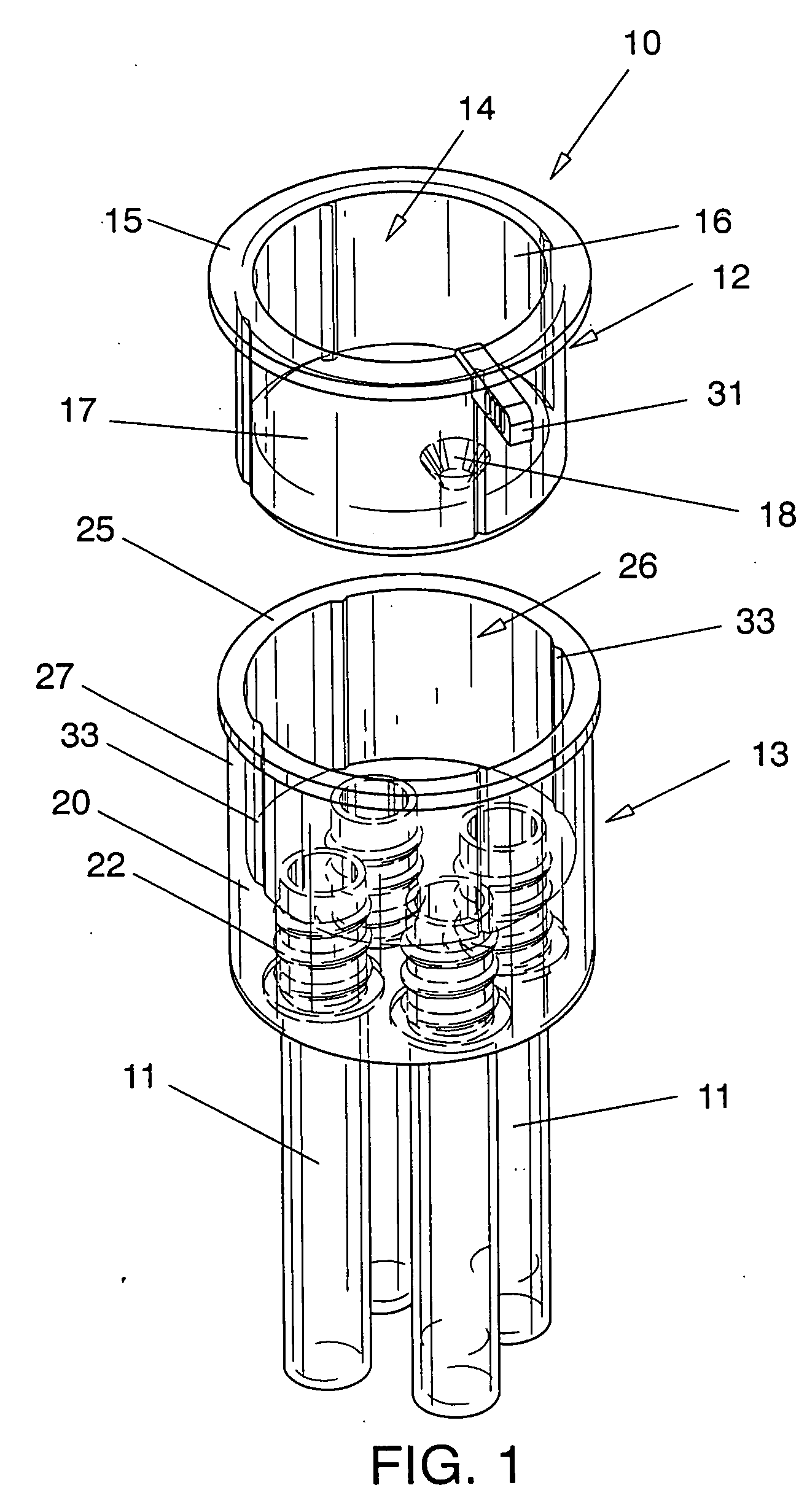 Lumbar puncture fluid collection device