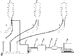 Medium-high voltage single-core crosslinked cable induction voltage and circular-current online detection method and device