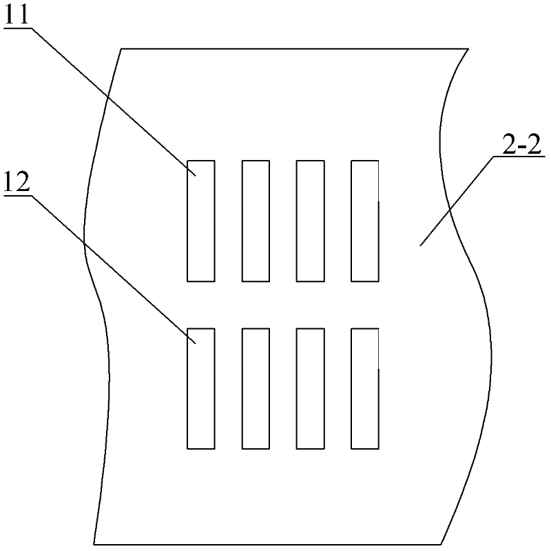 A kind of exhaust gas under the ejection stage combustion w flame boiler