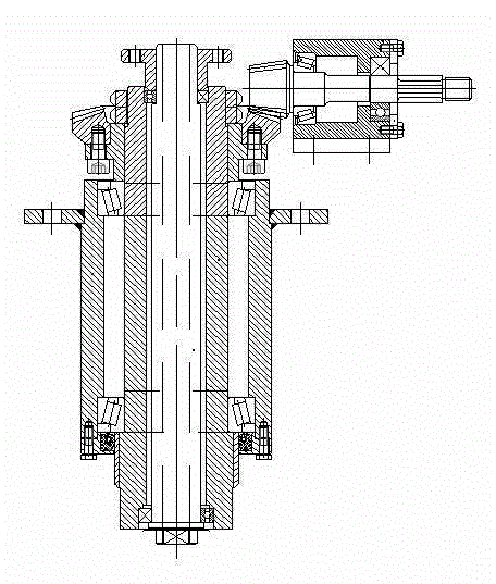 Double-star stirring and bottom discharging frying pan